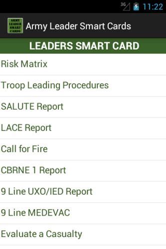 army leader smart card|army leader smart cards.